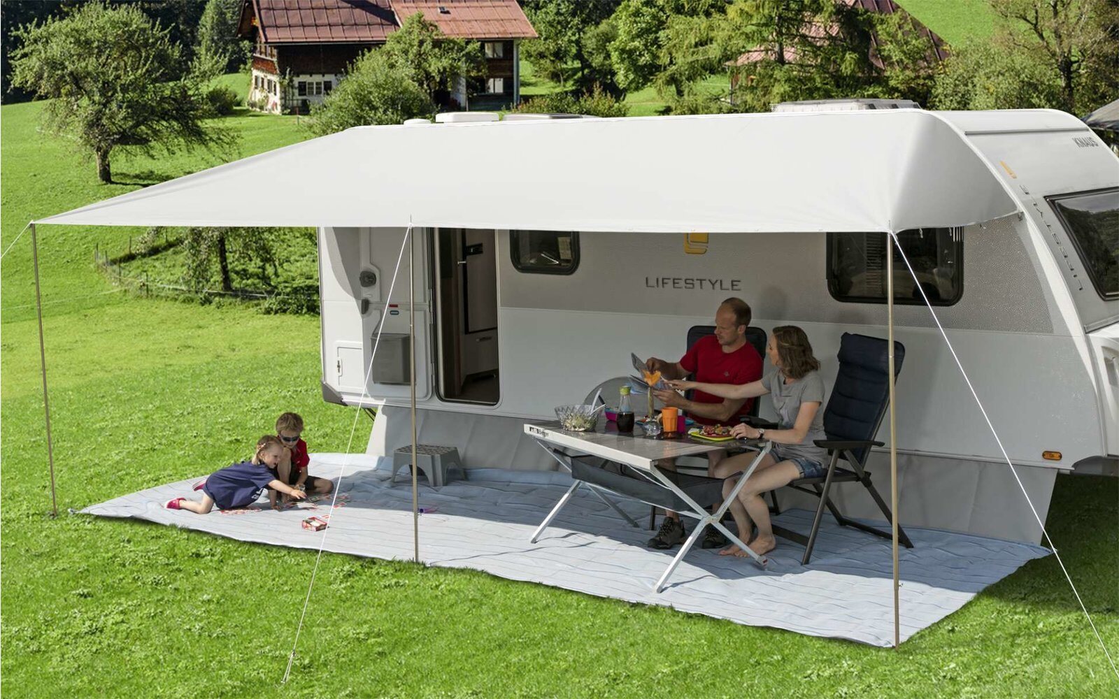 Berger Vario Etukatokset, muunneltava 800 x 240 cm