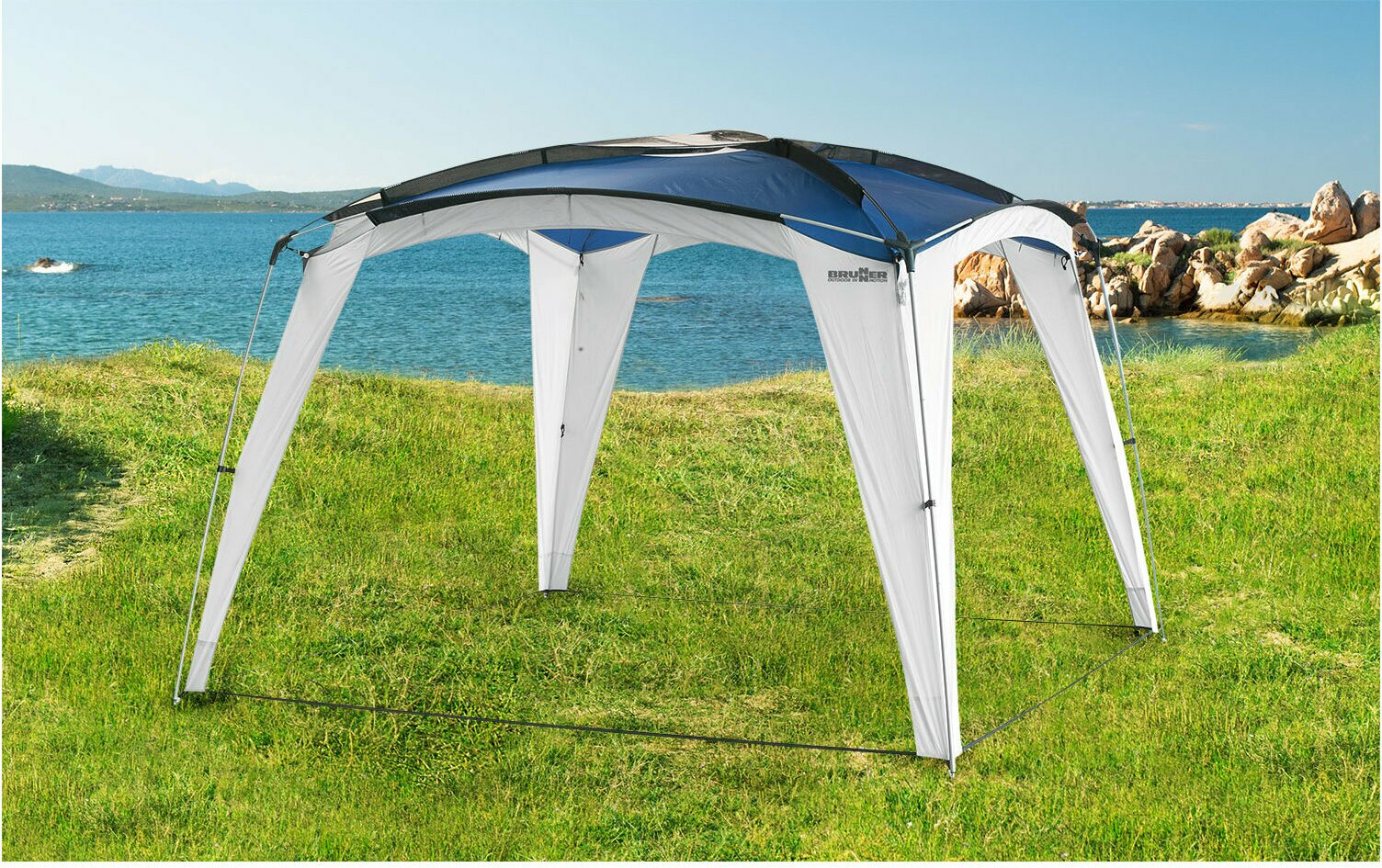 Brunner Outdoor Pihakatos Medusa 3x3 m sininen, tai vihreä Sininen