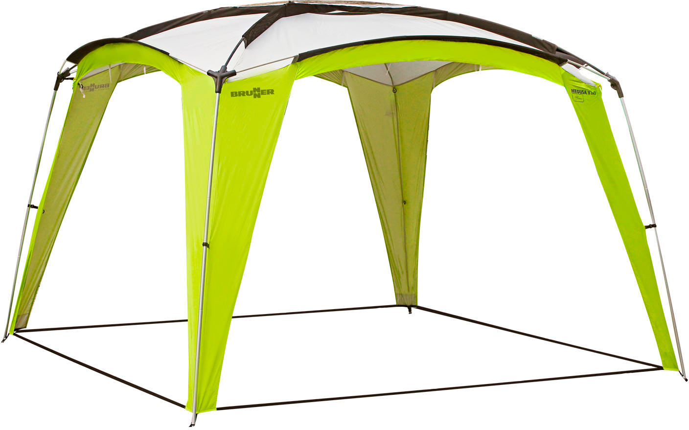 Brunner Outdoor Pihakatos Medusa 4x4 m sininen, tai vihreä Vihreä