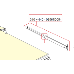 Fiamma (R) Caravanstore versiot V07/013 ja 014, 310-440 cm kattotuki