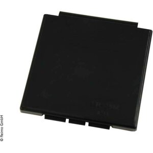 Carbest Sähkön sisäänsyötön kansi 105 x 105 mm, musta