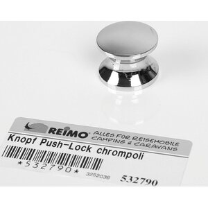 Painonuppi painolukolle Ø 23 mm väri kromi
