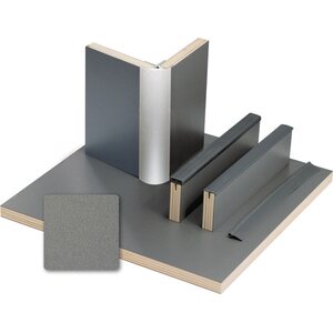 Kalustelevy 15 mm Antrazit-Metallic 61 x 122