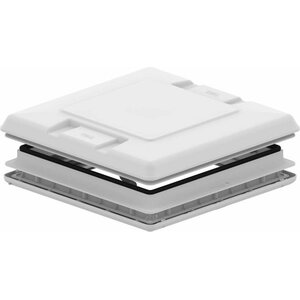Fiamma Kattoluukku 50 x 50 cm Vent, Valkoinen