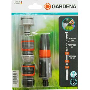 Gardena perusvarustesarja vesihana ja letkuliitäntä 4 kpl