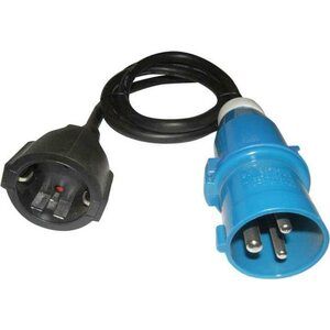 ADAPTERIKAAPELI CEE-UROSPISTOKE >> SCHUKO 1,5 m