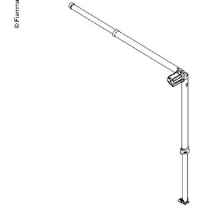 Caravanstore 013/014, 310-440 cm, oikea jalka / seinätuki