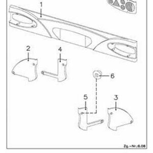 Hobby Takavalopaneli 2479mm valkoinen 2001-2006