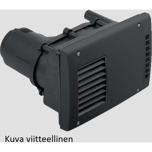 Seinäläpivienti Combi D, antrasiitti