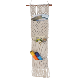 Camplife Macrame kolmella taskulla 140 x 25 cm