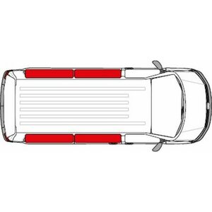 Carbest Lämpöpeite Ikkunapeite VW T4 Asuintilaan, nostokatolla