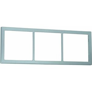Asennuskehys 3x 62x168mm, matta hopea
