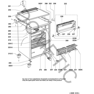 Dometic Parts RGE200 jääkaapin jalka