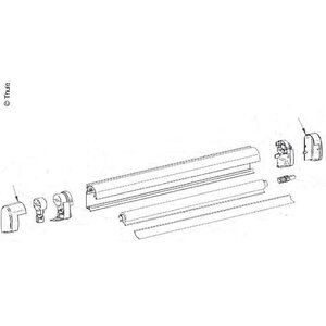 Thule (R) 5200 kotelon päätymuovit, musta