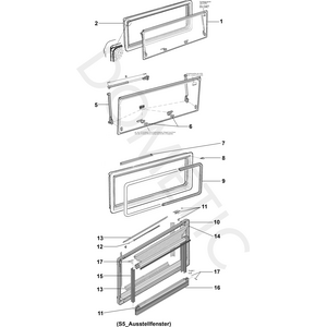 Dometic Parts Varaosaikkuna AGS50750x0600040