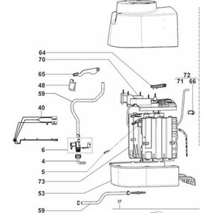 Dometic CTS 4110 takaiskuventtiilin letkuliitin