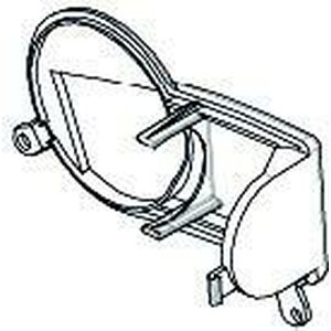 Endplate Box Right white P300/400