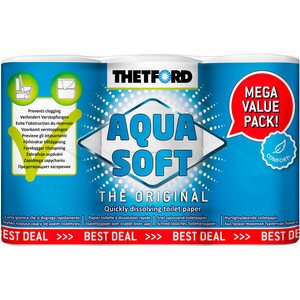 Thetford WC-paperi Aqua Soft 6 rullaa, rajoitettu erä