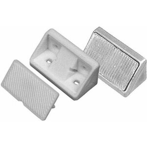Kalustekiinnike peitelevyllä, harmaa / 10 kpl